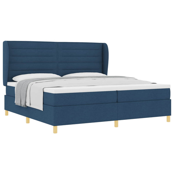 Boxspringbett mit Matratze Dunkelgrau 90x190 cm
