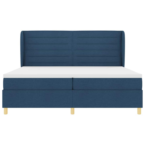 Boxspringbett mit Matratze Dunkelgrau 90x190 cm