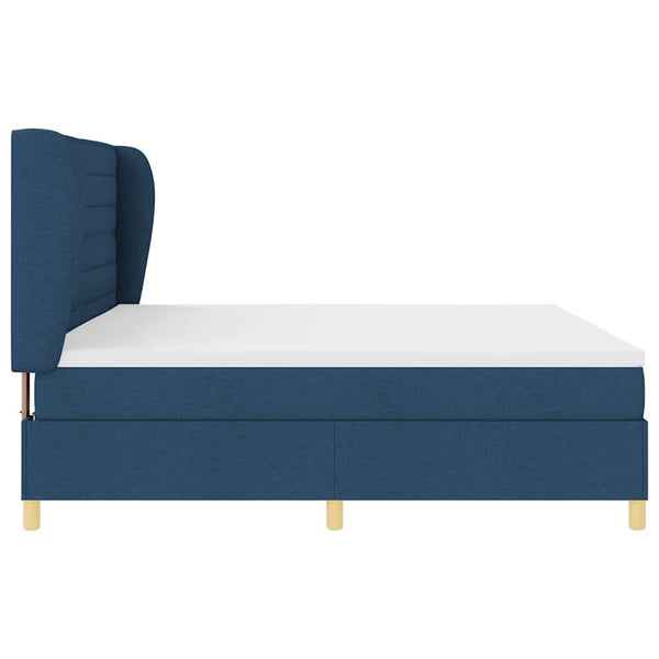 Boxspringbett mit Matratze Dunkelgrau 90x190 cm