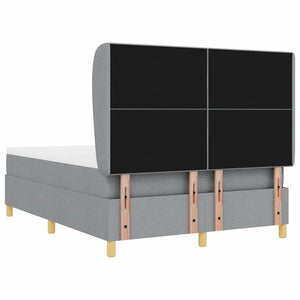 Boxspringbett mit Matratze Dunkelgrau 90x190 cm