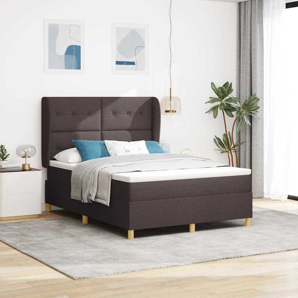 Boxspringbett Dunkelbraun 200x160 cm mit Matratze