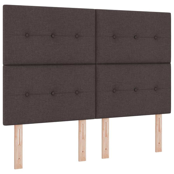 Boxspringbett Dunkelbraun 200x160 cm mit Matratze