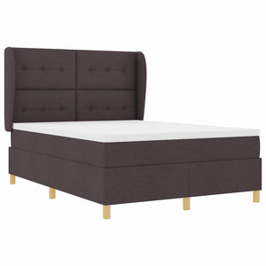 Boxspringbett Dunkelbraun 200x160 cm mit Matratze