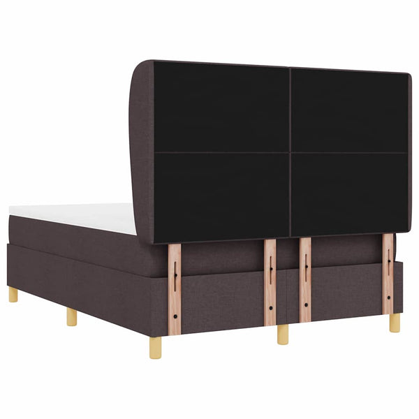 Boxspringbett Dunkelbraun 200x160 cm mit Matratze