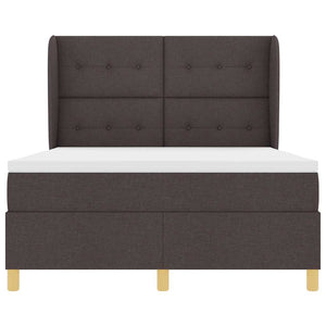 Boxspringbett Dunkelbraun 200x160 cm mit Matratze