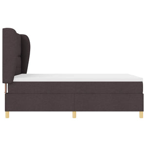Boxspringbett Dunkelbraun 200x160 cm mit Matratze