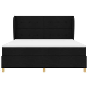 Boxspringbett mit Matratze Schwarz 200x180 cm