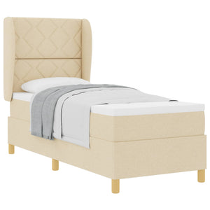 Boxspringbett Creme 200x80 cm