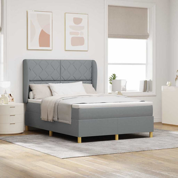 Boxspringbett Hellgrau 200x160 cm