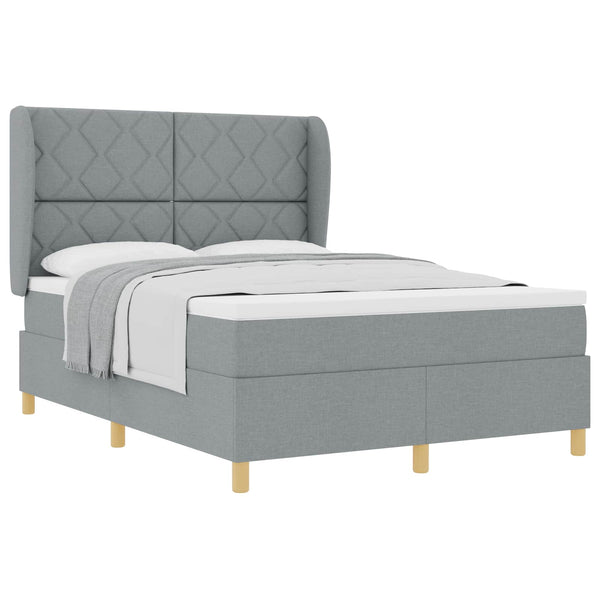 Boxspringbett Hellgrau 200x160 cm