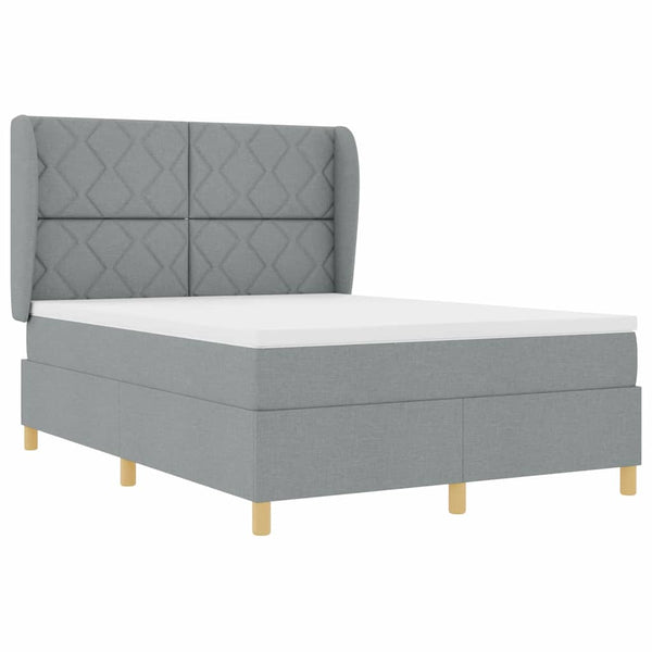 Boxspringbett Hellgrau 200x160 cm