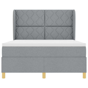 Boxspringbett Hellgrau 200x160 cm