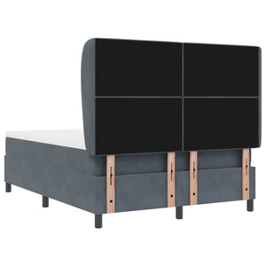 Boxspringbett mit Matratze Dunkelgrau 160x200 cm