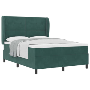 Boxspringbett mit Matratze Dunkelgrün 160x200 cm