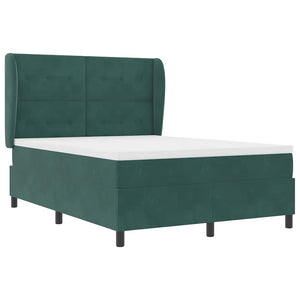 Boxspringbett mit Matratze Dunkelgrün 160x200 cm