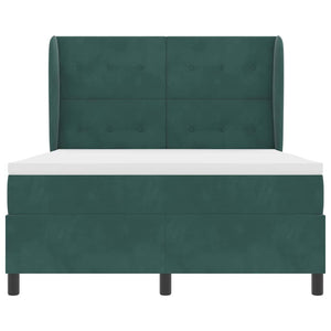 Boxspringbett mit Matratze Dunkelgrün 160x200 cm
