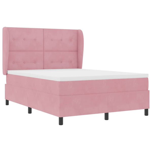 Boxspringbett Rosa 160x200 cm mit Matratze