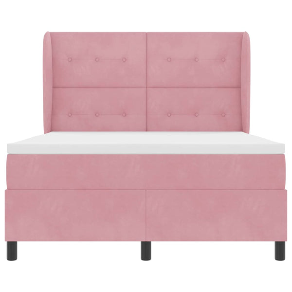 Boxspringbett Rosa 160x200 cm mit Matratze