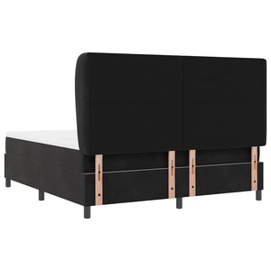 Boxspringbett mit Matratze Schwarz 200x180 cm
