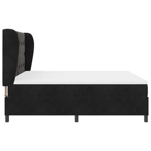 Boxspringbett mit Matratze Schwarz 200x180 cm