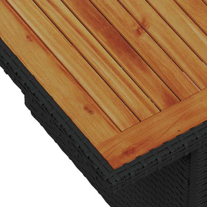 Garten Essgruppe Schwarz Creme 6-teilig