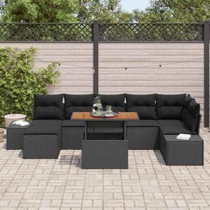 Garten Sofa Set mit Kissen, 8-teilig
