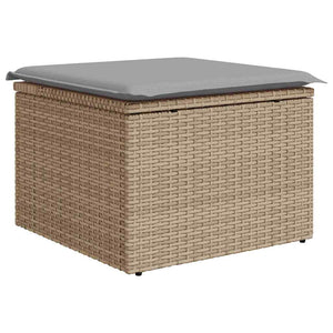 Garten Essgruppe 7-teilig Beige Grau