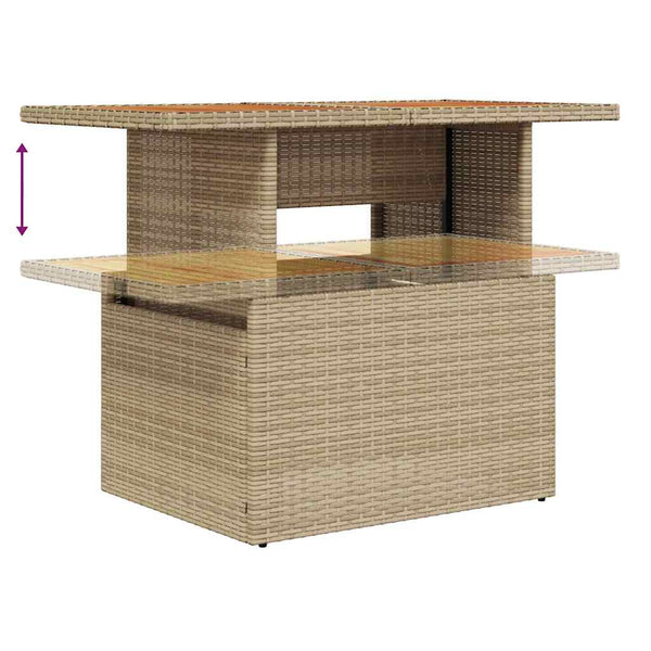 Garten Essgruppe mit Kissen, 11-teilig