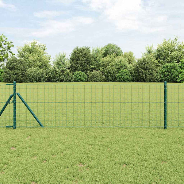 Grüne Zaunpfosten 3,2x3,2x120cm, 52 Stk.