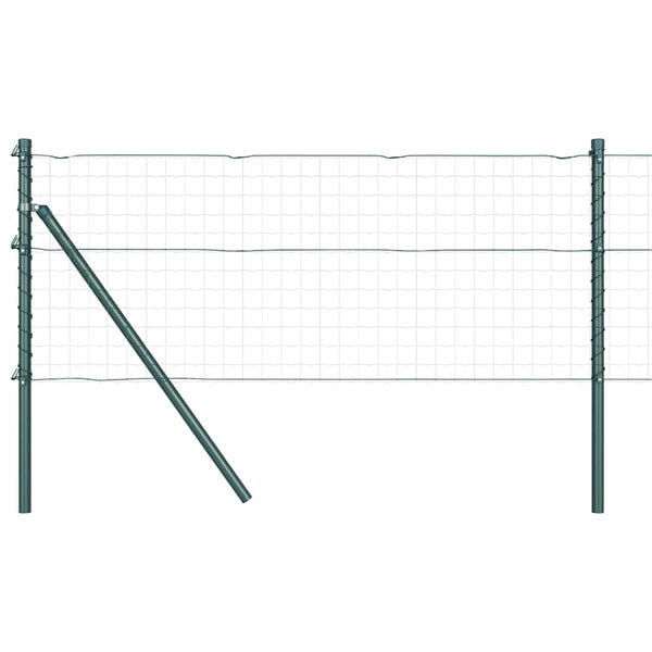 Grüne Zaunpfosten 3,2x3,2x120cm, 52 Stk.