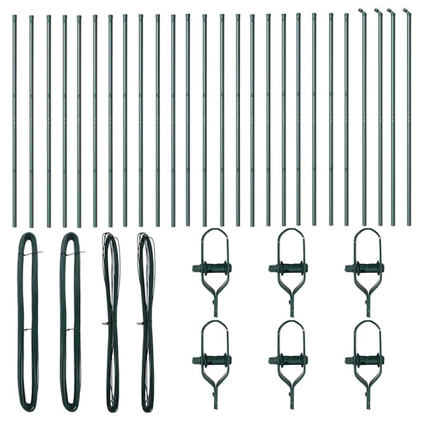 Zaunpfosten Grün 190 cm - 26er Set