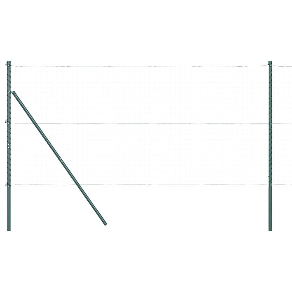 Grüne Zaunpfosten 3,2x3,2x190cm, 52 Stk.