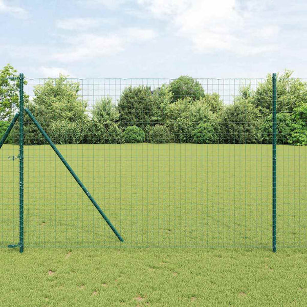 Grüne Zaunpfosten 26 Stk. 210 cm