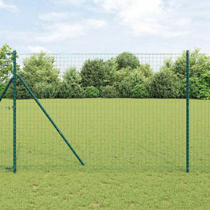 Grüne Zaunpfosten, 52 Stk, 210 cm