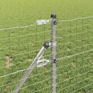 Zaunpfosten Grau 80cm - 52er Set