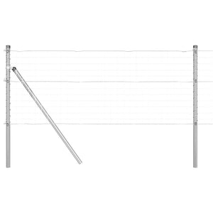 Zaunpfosten Grau 80cm - 52er Set