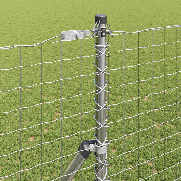 Graue Zaunpfosten, 52 Stk. 3,2x3,2x210cm