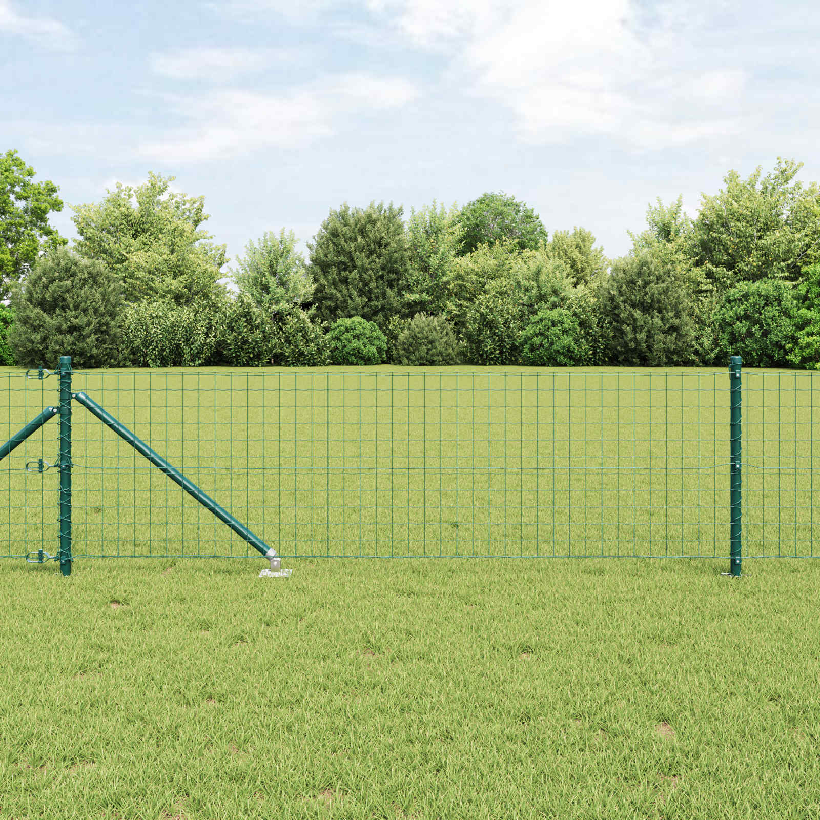 Graue Zaunpfosten, 52 Stk, 120 cm