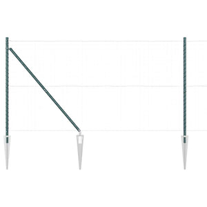 Zaunpfosten Grau 140 cm, 26er Pack