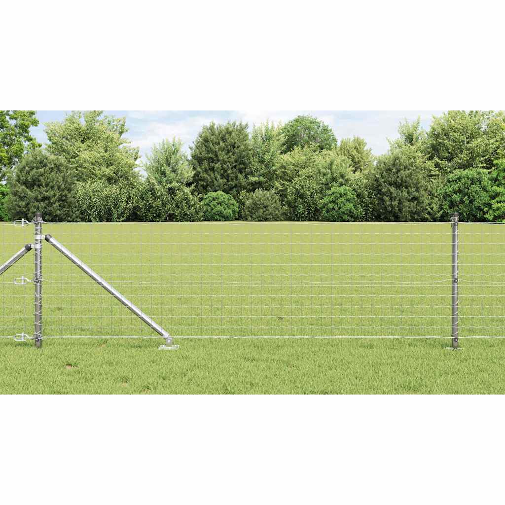 Zaunpfosten Grau, 26er-Set, 105 cm