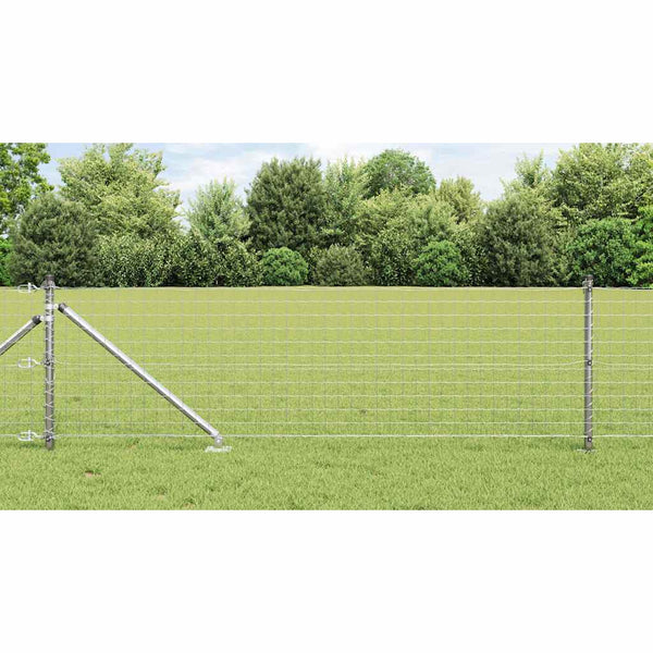 Zaunpfosten Grau, 26er-Set, 105 cm