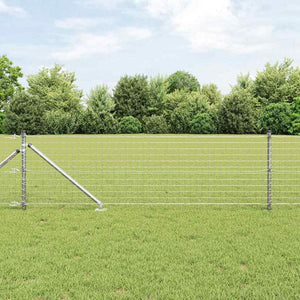 Zaunpfosten Grau, 26er-Set, 105 cm