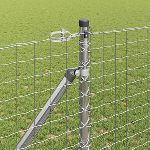 Graue Zaunpfosten 52 Stk. 185 cm