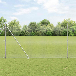 Zaunpfosten Grau 26 Stk. 225cm