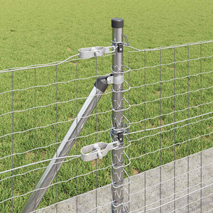Zaunpfosten Grau 26 Stk. 70 cm