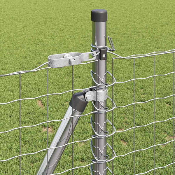 Graue Zaunpfosten 52 Stk. 3,2x3,2x110 cm