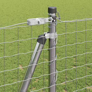 Graue Zaunpfosten, 52 Stk, 150 cm