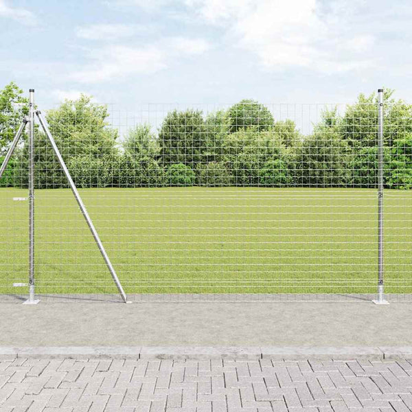 Zaunpfosten Grau 160 cm, 26er-Set