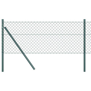 Grüne Zaunpfosten 10 x 0,8 m