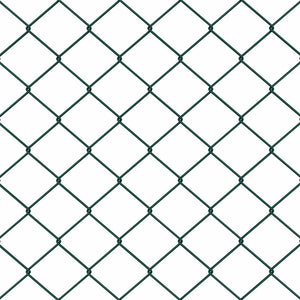 Grüne Zaunpfosten 10x1m Stahl PVC
